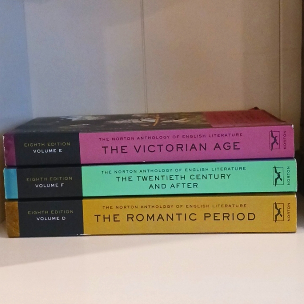 8th Edition Norton English Literature Anthologies